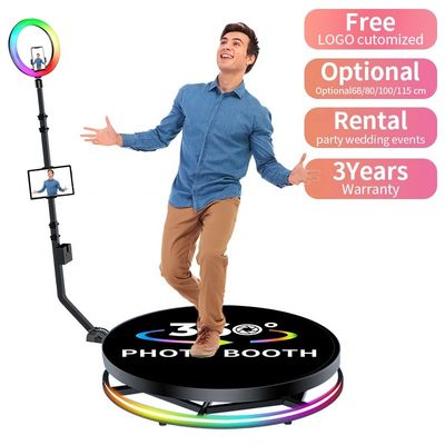 Photo booth avec caméra à 360 degrés haute capacité de charge de 500 kg pour les fêtes