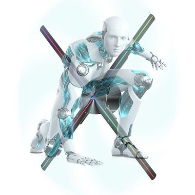 Rapport de contraste élevé Ventilateur d'hologramme 3D de 65 cm pour la conception d'hologrammes et temps de réponse 10 ms