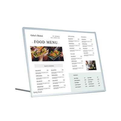 Boîte à lumière LED en aluminium pour affichage de menus et affiches de films Design moderne