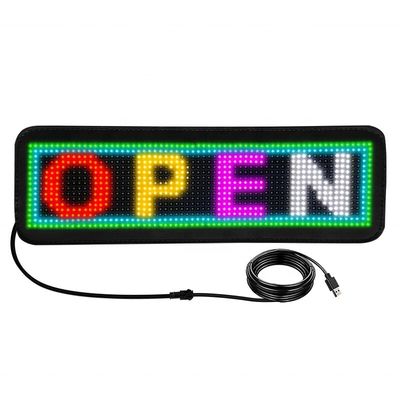 Écran de voiture à matrice RGB programmable avec autocollant ultra-mince et contrôle APP téléphonique