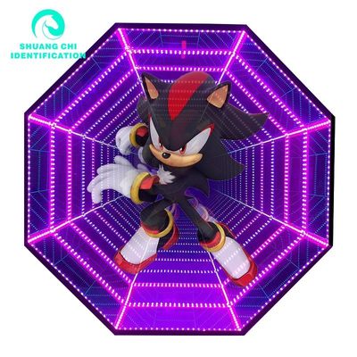 L'alimentation en courant alternatif 3D Hologram Fan Infinity LED Mirrors pour 300000 heures de vie active