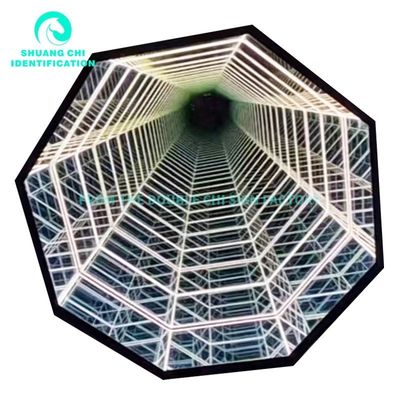 Matériau du cadre Métal durable Hd verre trempé Abyss Mirror Neon Mirror pour la source