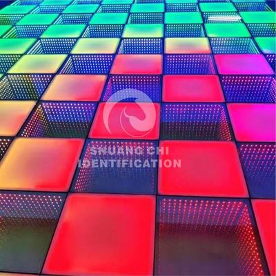 Source lumineuse LED 5050 RGB LED Carreaux de verre amovibles pour une piste de danse interactive au néon