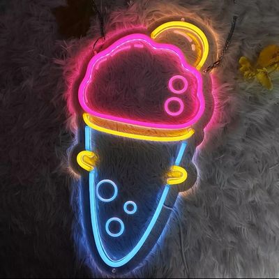 Signe néon LED acrylique neon flex pour logo extérieur personnalisé et tension DC12V/AC110-220V
