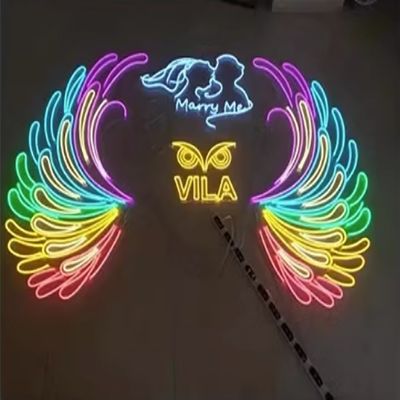 Modèle contemporain Signalisation numérique LED personnalisée Signalisation au néon pour la décoration murale personnalisée