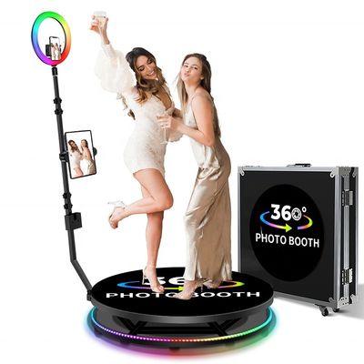 54 kg 360 Photo Booth Prêt à expédier dans 48 heures 4 personnes Capacité 25cm Plateforme hauteur