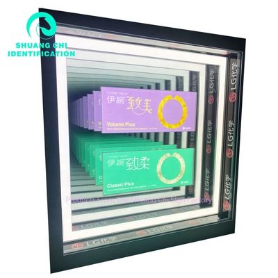 Cadre métallique durable Infinity 3D miroir personnalisé Parquet de danse au néon pour DJ disco