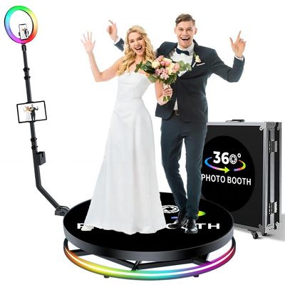 Plateforme de selfie à 360 degrés Entreprise Photo Booth Vendeuse de caméras pour 1 à 6 personnes