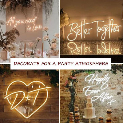 Hustle Lumière de lettre LED Personnalisé Panneau au néon rose Pour la décoration de la chambre