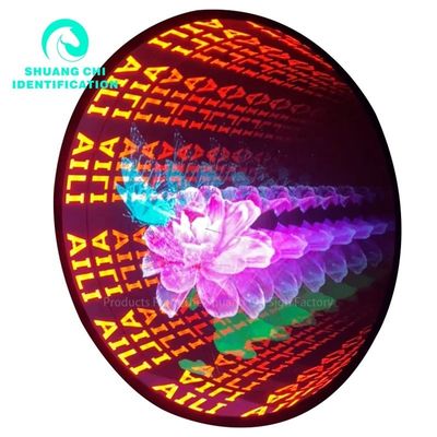 Cadre métallique durable personnalisé en 3D miroir Neon Parquet de danse pour DJ Disco