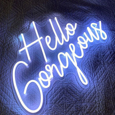 Indicateur lumineux au néon acrylique de forme personnalisée pour l'installation en plein air