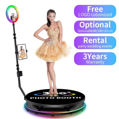 Plate-forme à 360 degrés portable Selfie Business Photo Booth pour un guichet unique