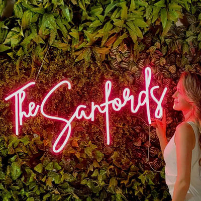 Décoration d'événement de fête Bar Hom Lumière au néon Bon anniversaire LED RGB Signe avec gel de silice