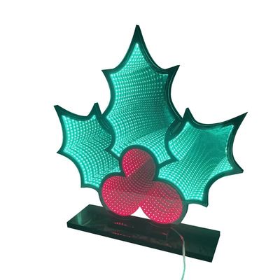 Décoration de Noël fournitures de câble d'alimentation inclus pour miroir à double face infinity