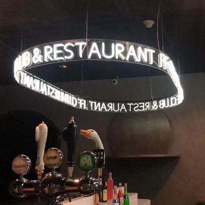 L'acrylique PVC LED mural monté néon signe pour la décoration de mariage Marquee Lettres 20 C