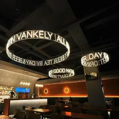 L'acrylique PVC LED mural monté néon signe pour la décoration de mariage Marquee Lettres 20 C