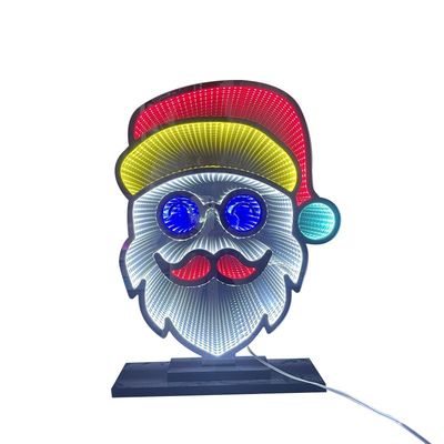 Lampe de Noël en miroir magique acrylique avec lumière LED et efficacité lumineuse de 30lm/w