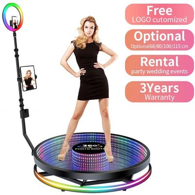 Machine de remplissage de lumière à 360 degrés avec une capacité de charge de 500 kg et une rotation automatique