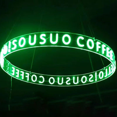 Signal de lumière au néon de câble DIY pour logo personnalisé Flex Strip Ligne de production d'éclairage lisse