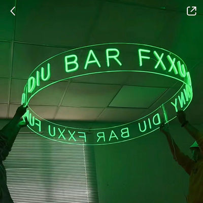 Signal de lumière au néon de câble DIY pour logo personnalisé Flex Strip Ligne de production d'éclairage lisse