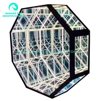 2023 Logement en acier inoxydable Melaleuca Affichage au néon LED personnalisé avec matériau graphique en verre