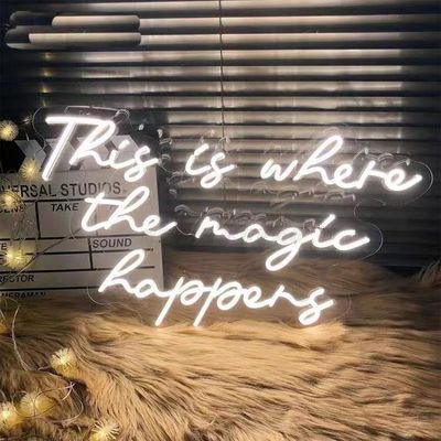 Taille personnalisée LED Neon Sign Light pour la décoration intérieure