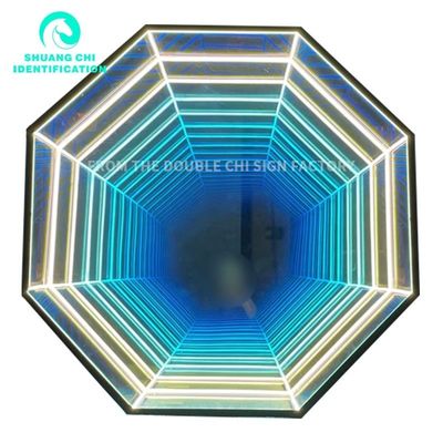 Réflecteur 3D extérieur intérieur Lampade murale LED Réflecteur néon Source pour 2023 Idées Décoration