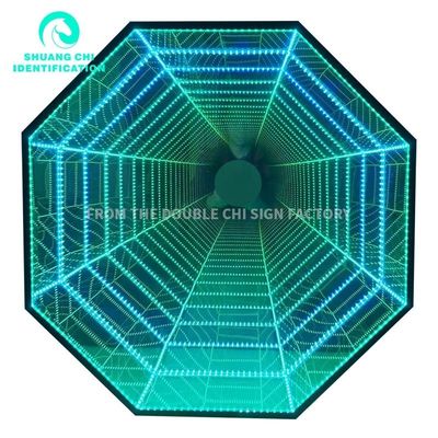 Réflecteur 3D extérieur intérieur Lampade murale LED Réflecteur néon Source pour 2023 Idées Décoration