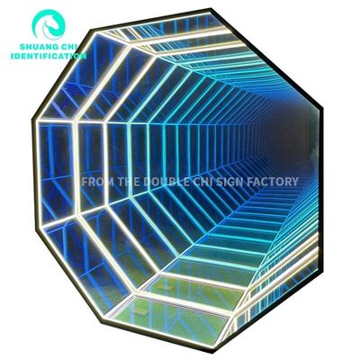 Réflecteur 3D extérieur intérieur Lampade murale LED Réflecteur néon Source pour 2023 Idées Décoration