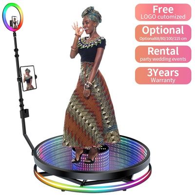 Accessoires gratuits incluant une cabine photo automatique à 360 ° pour iPad et smartphone