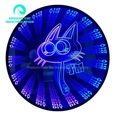 Affichage publicitaire pour la décoration intérieure 3D Stereo Tunnel Abyss Infinity Mirror