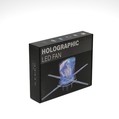 Publicité dans les nuages Ventilateur holographique monté sur le mur Ratio de contraste 1.692MM Luminosité 2300