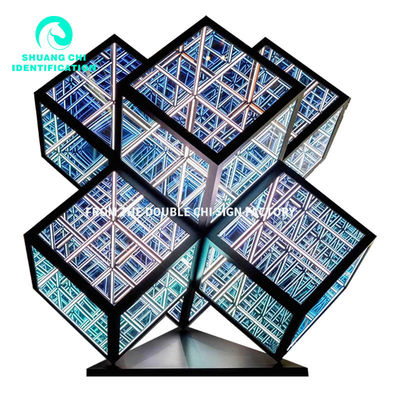 Signal au néon personnalisé Installation de miroir infini Comment accrocher ou soulever Parfait pour n'importe quel espace