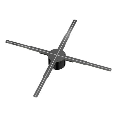 2300 Ventilateur holographique 3D de luminosité avec contrôle Wifi et écran holographique rotatif
