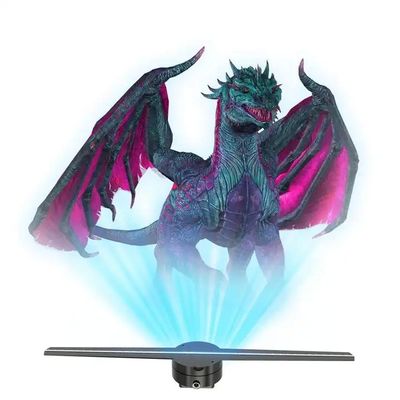 Signalisation vidéo numérique de l'hôtel Ventilateur holographique de 65 cm avec affichage d'hologramme Wifi en nuage 1080p