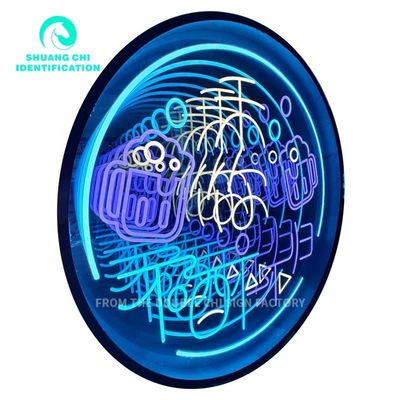 LED Strips Source lumineuse infini Signal au néon LED personnalisé avec rondeur octogone carré