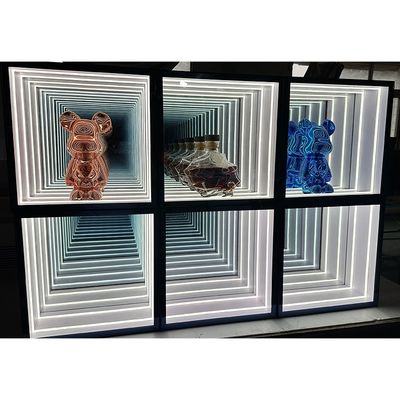 Armoire à vin personnalisée à l' intérieur et à l' extérieur Armoire à affichage à bar avec lumière LED haute luminosité
