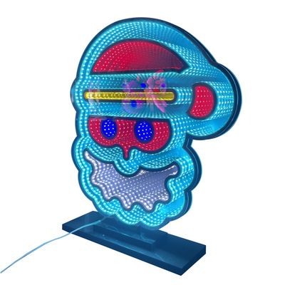 Lampes à flux lumineux de 1000 lm LED Infinity Mirror Lights pour la décoration intérieure et cadeau d'Halloween