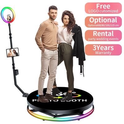 Plateforme hauteur de 25 cm Stand exclusif 360 Selfie surcharge pour un événement d'affaires ou un anniversaire