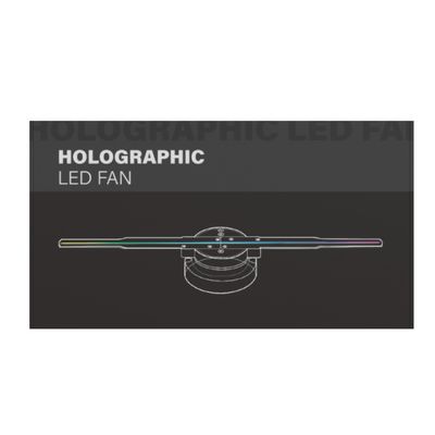 42 cm 52 cm 65 cm 70 cm 100 cm Écran de projecteur Led 3D Hologram Fan pour les annonces dans le magasin