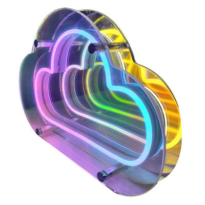 DC12V/AC110-220V Logo personnalisé à l'infini couleur LED 3D Neon Wall Tunnel pour DJ Disco Party