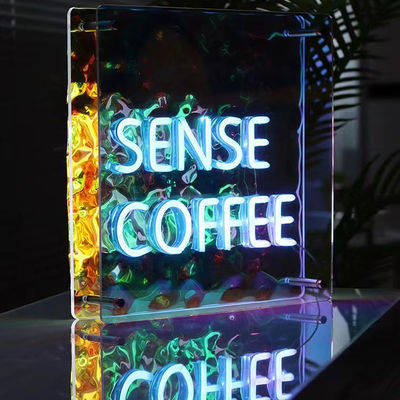 DC12V/AC110-220V Logo personnalisé à l'infini couleur LED 3D Neon Wall Tunnel pour DJ Disco Party