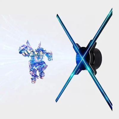 Ventilateur LED de publicité holographique 3D avec contrôle Wifi et imagerie rotative de pointe