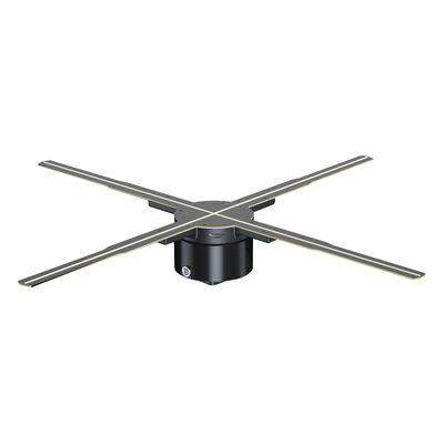 Ventilateur LED de publicité holographique 3D avec contrôle Wifi et imagerie rotative de pointe