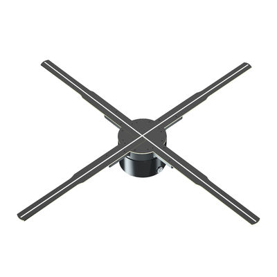 Ventilateur LED de publicité holographique 3D avec contrôle Wifi et imagerie rotative de pointe