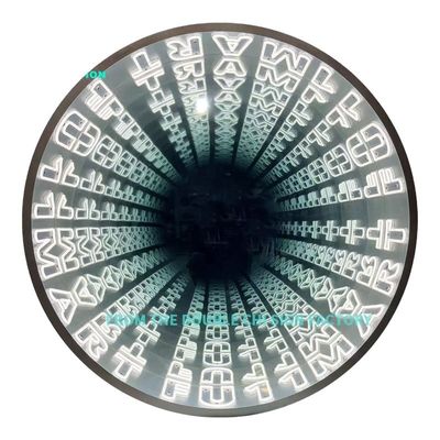 Neon personnalisé Infinity 3D LED miroir de sol d'illusion optique Élevez votre décor de maison