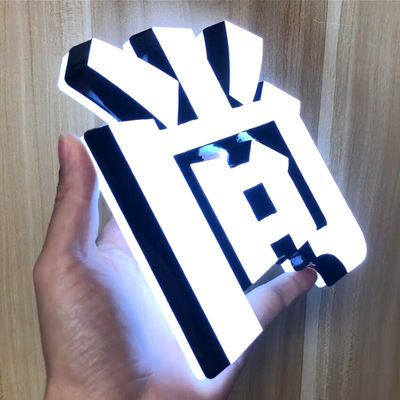 OEM Outlet Acrylique LED avant et arrière Caractères lumineux pour affichage de panneaux publicitaires