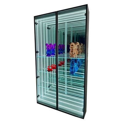Cabinet de miroirs à effet magique pour décoration personnalisée intérieure et extérieure