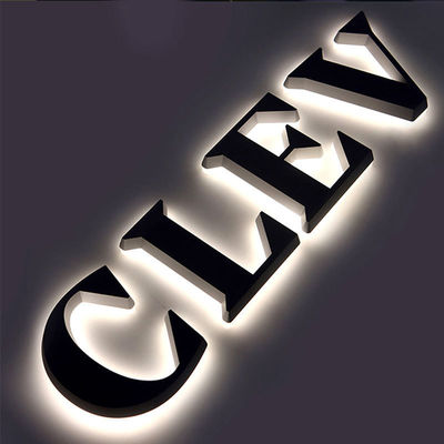 L'acrylique LED bande en acier inoxydable caractères lumineux pour les panneaux d'affichage extérieurs