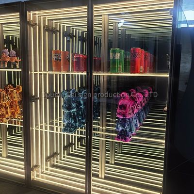 Étui d'affichage de miroir Infinity Abyss Couleurs personnalisables et options d'épaisseur personnalisées